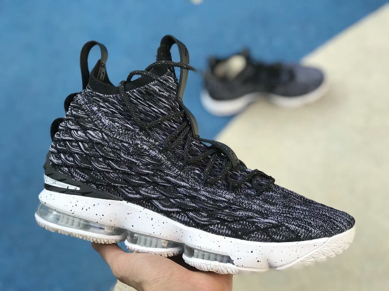 Authentic Nike LeBron 15 “Ashes” Black-White